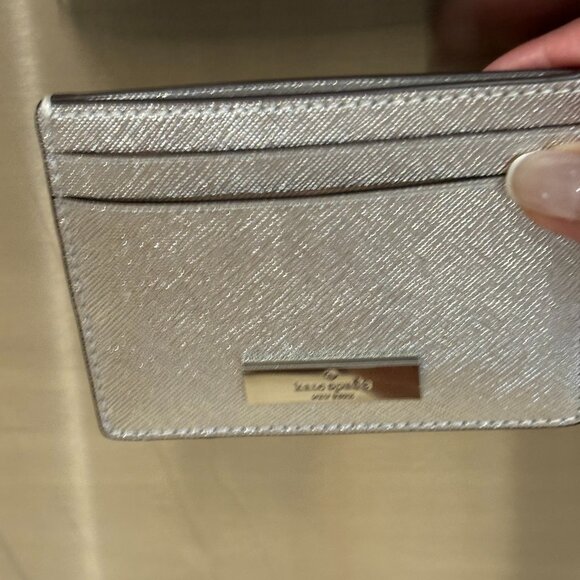 Kate Spade Boxed Metallic Kenzie Small Cardholder - Picture 10 of 15